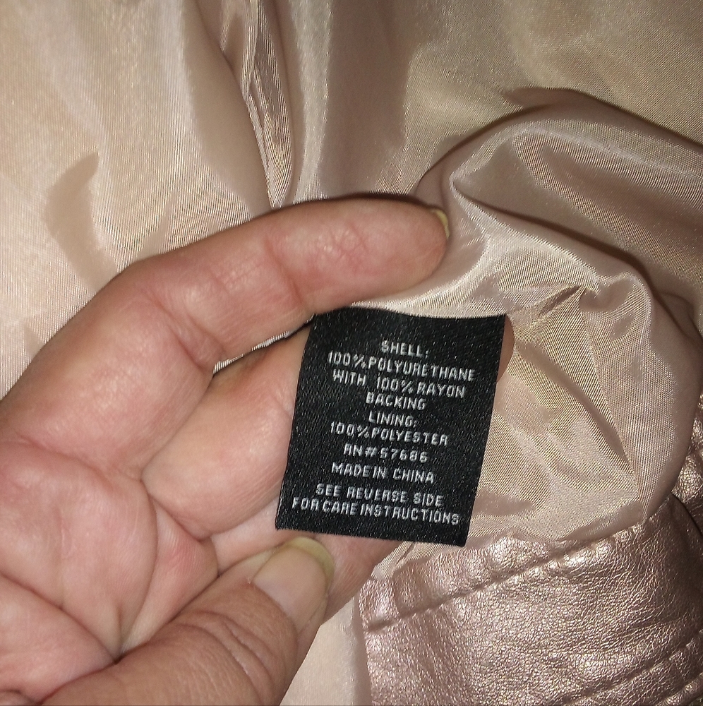 Faux leather jacket - Picture 4 of 6